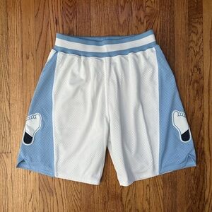 Mitchell & Ness North Carolina Tar Heels 1983 White Authentic Shorts